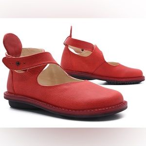 Trippen “Vivienne” in Cherry Red, Trippen Germany Red Leather Mary Jane